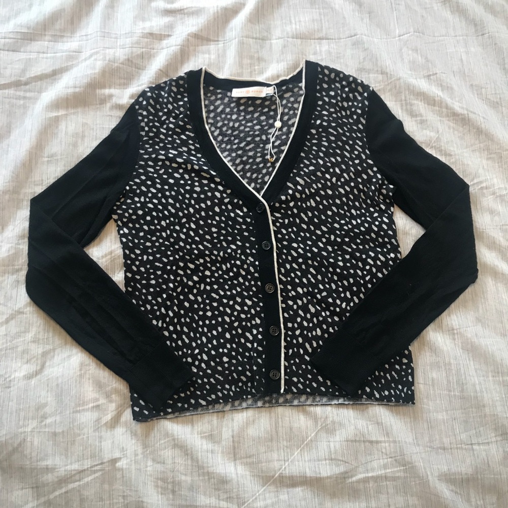 Tory Burch Merino Wool Cardigan (size XS)
